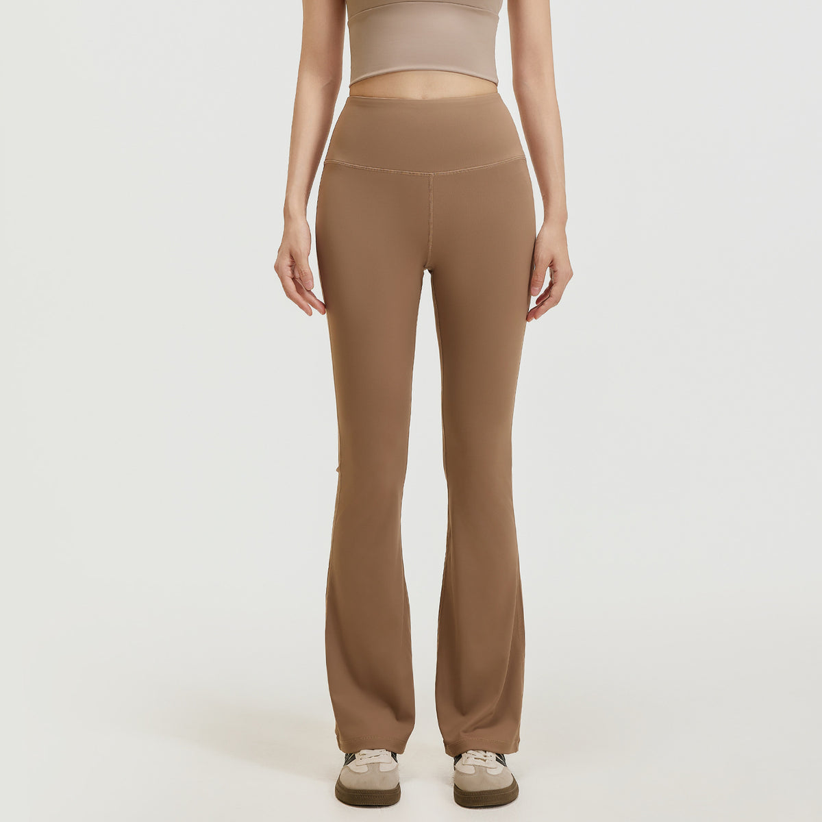 High-Waisted Yoga Pants for Women, Butt-Lifting, Naked-Feel, Wide-Leg, Pilates Training, Fitness Yoga Flared Pants - image 2
