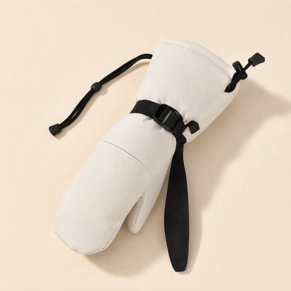 Frosttouch nylon winter gloves described as fleece-lined, waterproof, windproof, and touch screen compatible - view 2