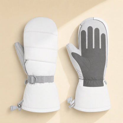 Frosttouch nylon winter gloves described as fleece-lined, waterproof, windproof, and touch screen compatible - view 3