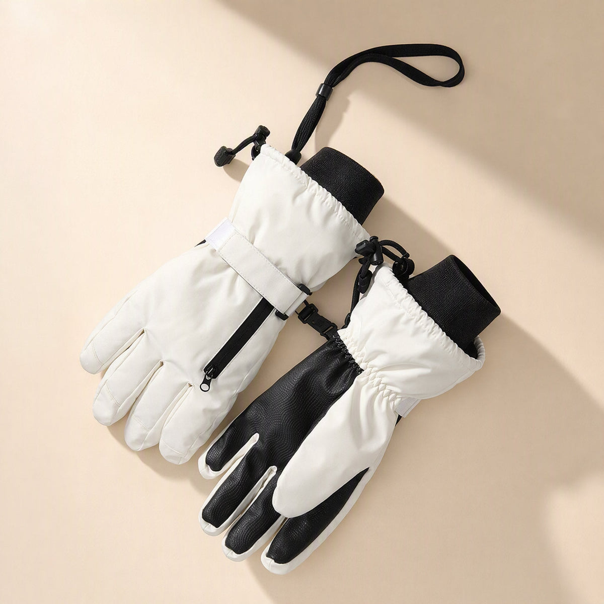 Snowcuff polyester warm ski gloves with touchscreen, anti-slip, waterproof, and windproof functions - view 2