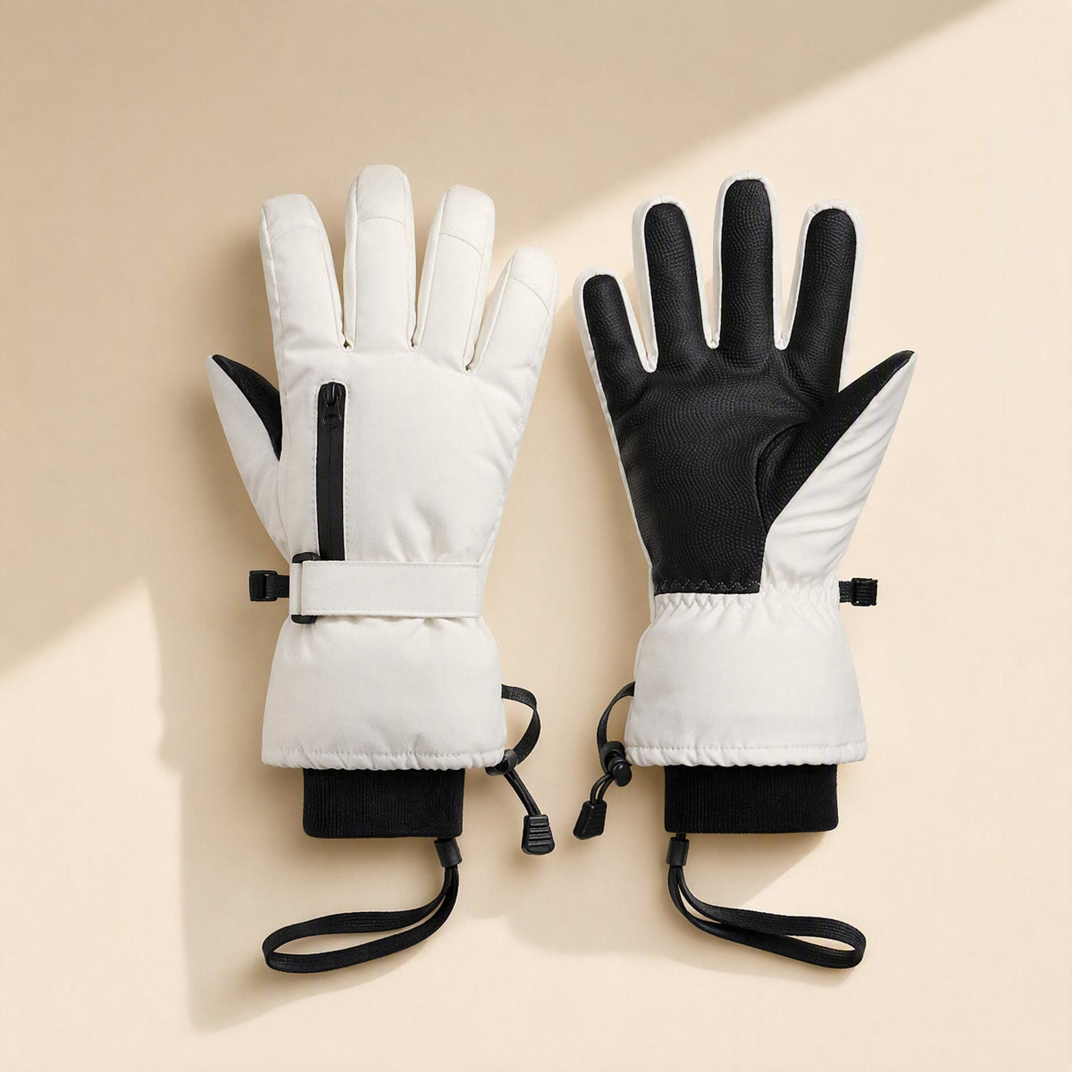 Snowcuff polyester warm ski gloves with touchscreen, anti-slip, waterproof, and windproof functions - view 5