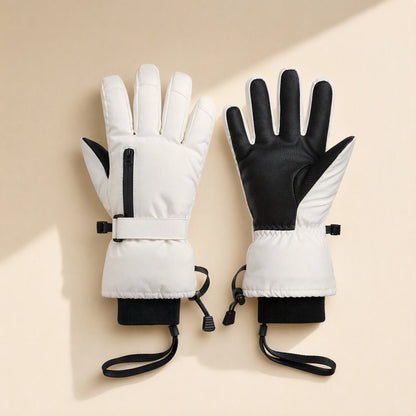 Snowcuff polyester warm ski gloves with touchscreen, anti-slip, waterproof, and windproof functions - view 5