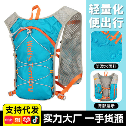 Cross-Border Outdoor Leisure Travel Bag, Backpack, Running and Hiking Lightweight Mountaineering Bag, Sports Fitness Cross-Country Backpack - image 2
