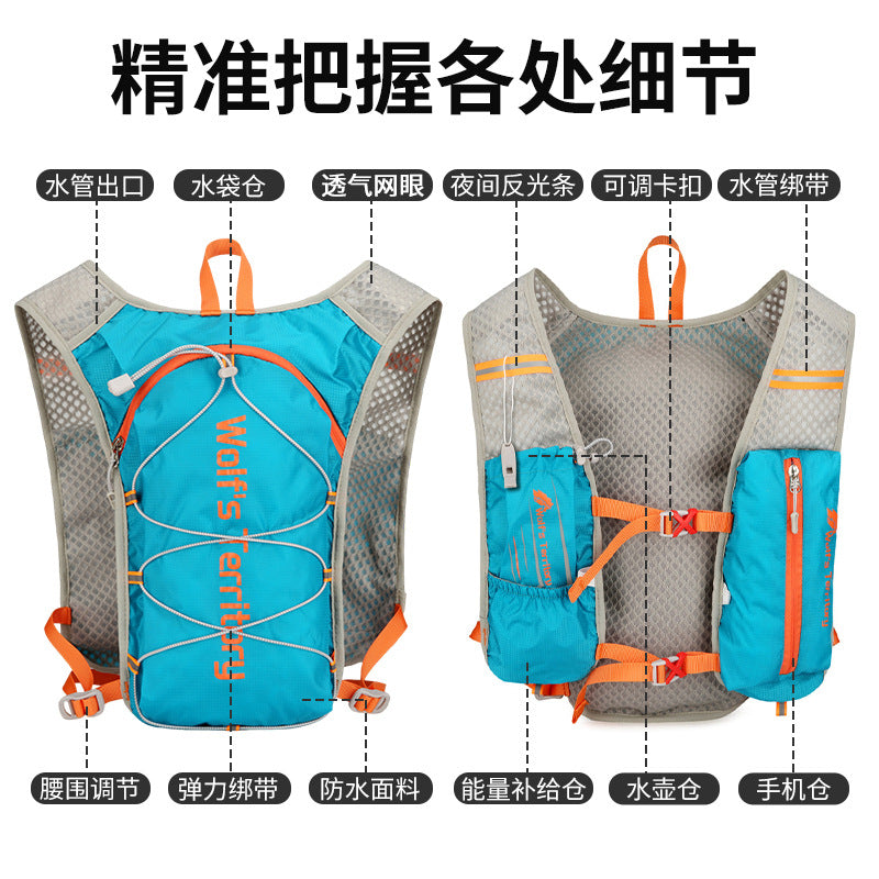 Cross-Border Outdoor Leisure Travel Bag, Backpack, Running and Hiking Lightweight Mountaineering Bag, Sports Fitness Cross-Country Backpack - image 3