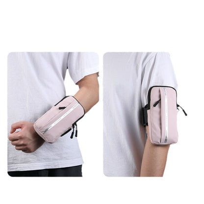 Summer Running Mobile Phone Arm Bag Men's and Women's Sports Fitness Water-splashing Lightweight Wrist Bag Arm Arm Cover Mobile Phone Bag - image 5