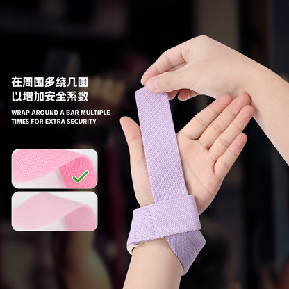 Valeo fitness tension belt thickened pull-up hard pull-up booster belt non-slip wear-resistant wrist guard sports protector - image 3