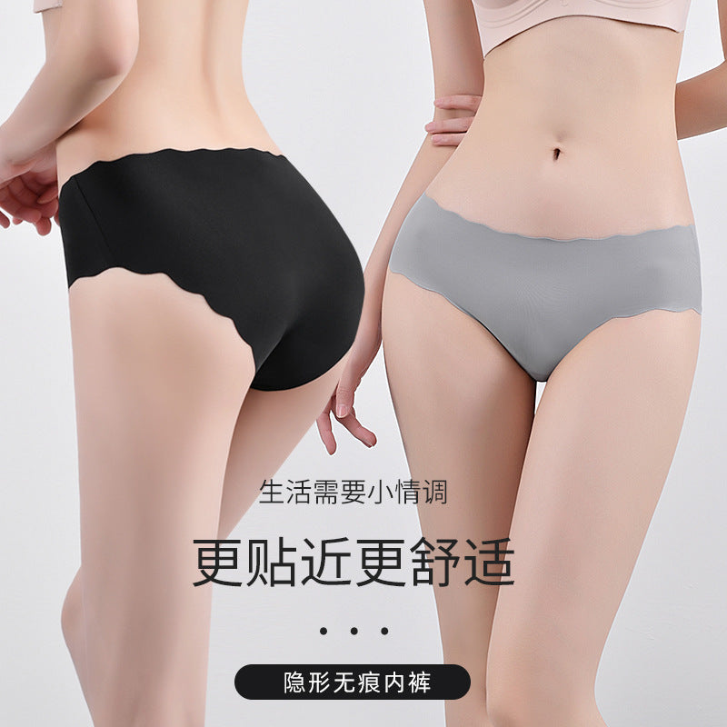 Foreign trade sports yoga quick-drying ice silk seamless underwear women's waist breathable sexy ladies underwear wholesale cross-border - image 2