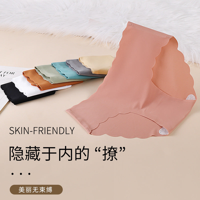 Foreign trade sports yoga quick-drying ice silk seamless underwear women's waist breathable sexy ladies underwear wholesale cross-border - image 4