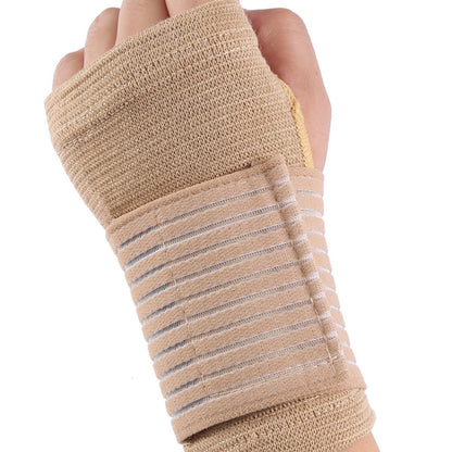 Cross-Border Thickened Pressure Wristband Cycling Protective Gloves Adjustable Hand Guard Elastic Fitness Sports Bandage - image 1