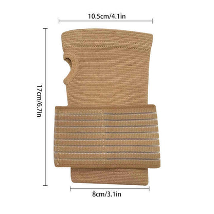 Cross-Border Thickened Pressure Wristband Cycling Protective Gloves Adjustable Hand Guard Elastic Fitness Sports Bandage - image 3