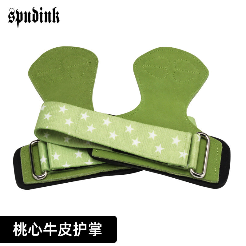 Fitness Hard Pull Wrist Support Belt Pull Back Non-slip Cowhide Grip Belt Palm Wrist Gloves Women's Auxiliary Belt - image 1