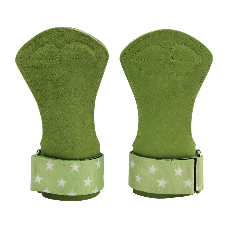 Fitness Hard Pull Wrist Support Belt Pull Back Non-slip Cowhide Grip Belt Palm Wrist Gloves Women's Auxiliary Belt - image 5