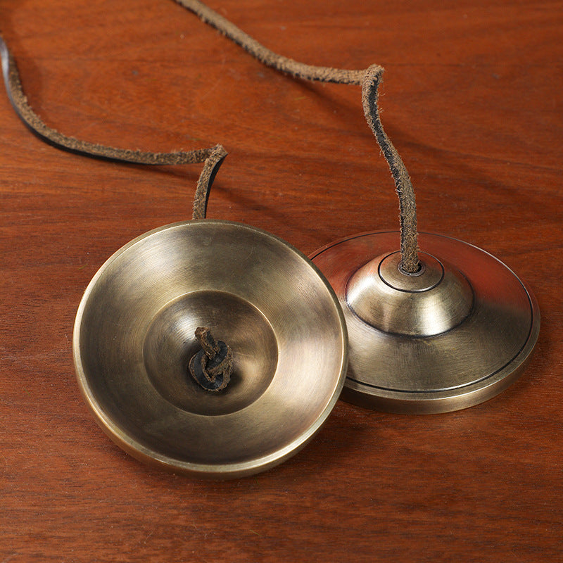 Nepal Touch Bells Handmade Bronze Touch Bells Touch Bells Cymbals Box Tone Therapy Yoga Meditation Ding Summer Sound Crisp Bells - image 4