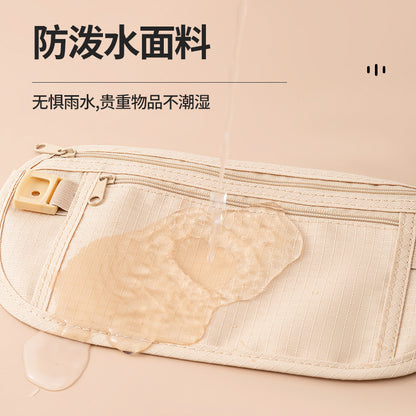 European travel close-fitting anti-theft bag sports stealth waist bag ultra-thin invisible fitness belt bag running mobile phone bag - image 4