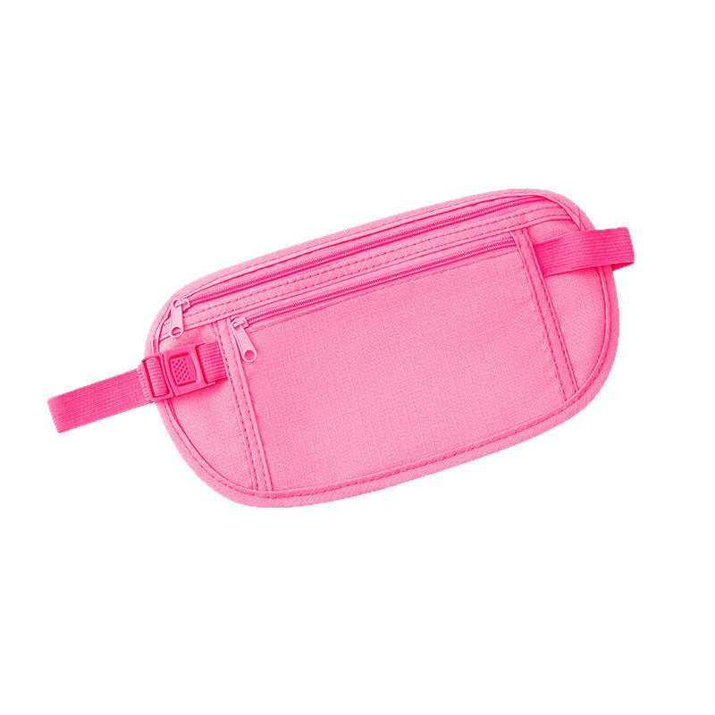 European travel close-fitting anti-theft bag sports stealth waist bag ultra-thin invisible fitness belt bag running mobile phone bag - image 5