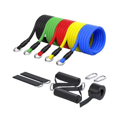 Pull Rope Fitness Men's Elahable Belt Strength Training Pull Belt Resistance Belt Pectoral Muscle Exercise Equipment Household Elahable Rope - image 5