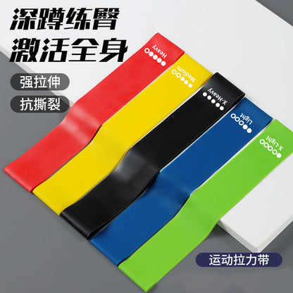 Tension Circle Fitness Resistance Training Men's and Women's Yoga Squat Training Leg Stretching Training Buttocks Elastic Band Wholesale - image 1
