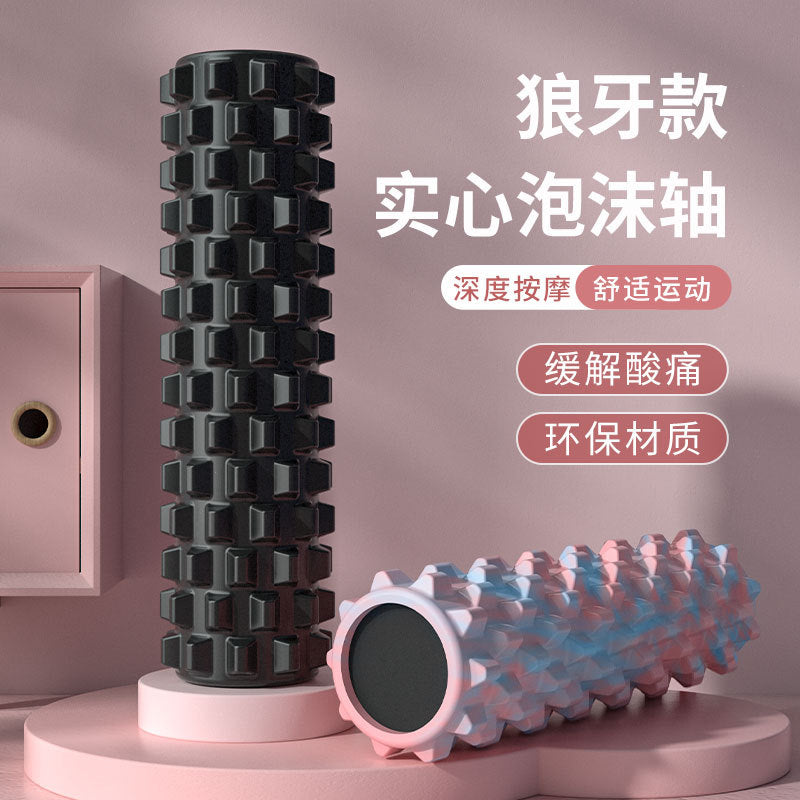 Wolf Tooth Foam Roller for Muscle Relaxation, Fitness Yoga Column, Fascia Roller, Leg Stick, Langya Stick, Leg Beauty Tool - image 3