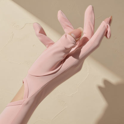 Nylon arm sleeve identified as a summer sunscreen sleeve - view 2