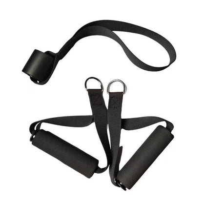 Fitness door handle pull rope resistance rope black door buckle accessories yoga pull belt door buckle fitness equipment accessories - image 1
