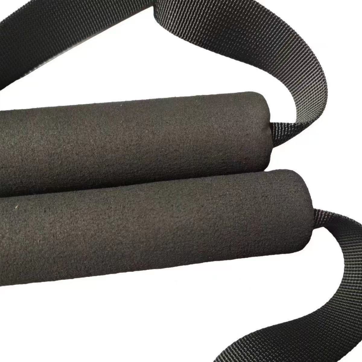 Fitness door handle pull rope resistance rope black door buckle accessories yoga pull belt door buckle fitness equipment accessories - image 3