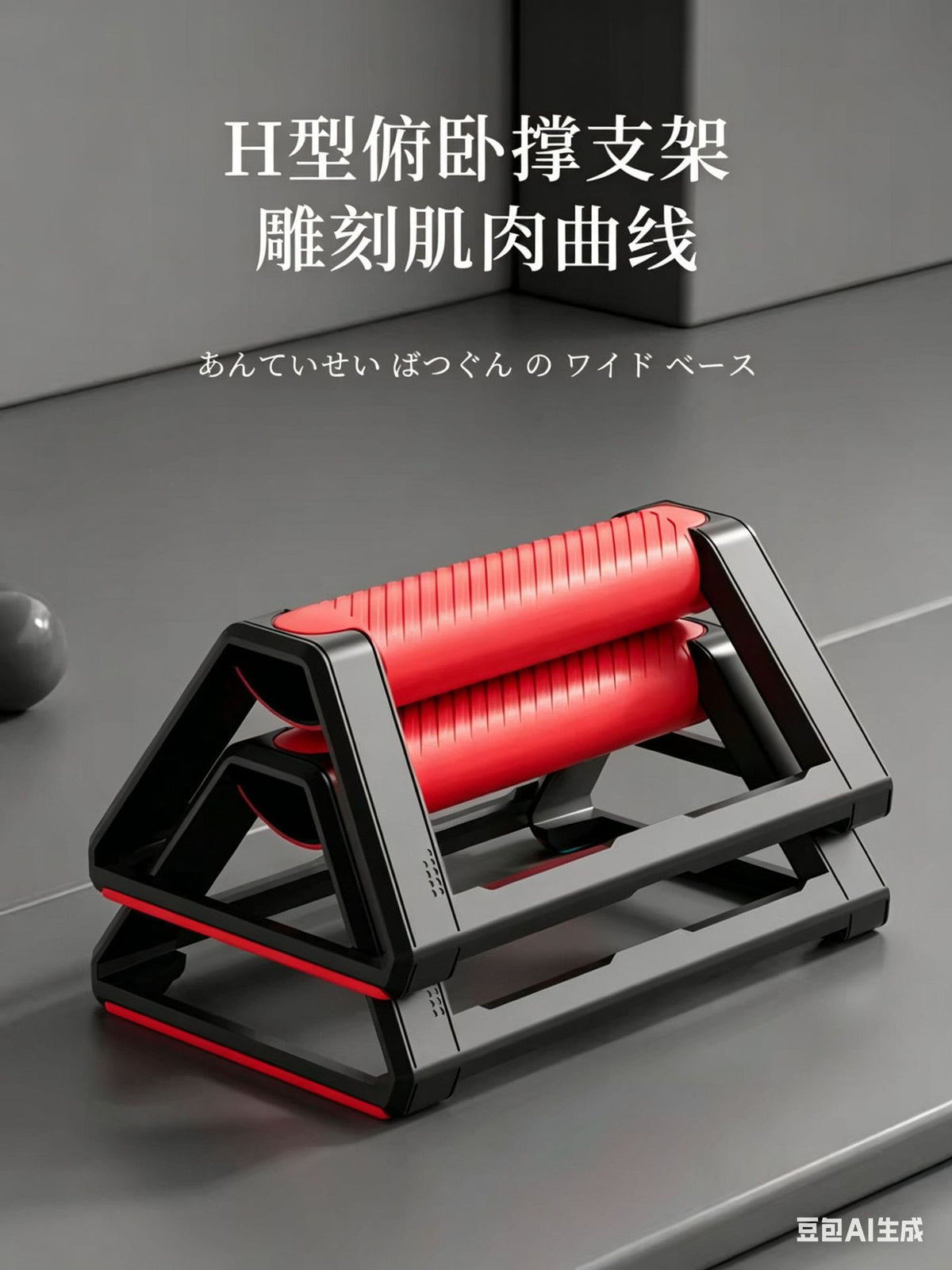 Push-up Bracket I-shaped H-shaped Training Rack Fitness Rack Flat Support Training Equipment Triangle Push-up Bracket - image 1