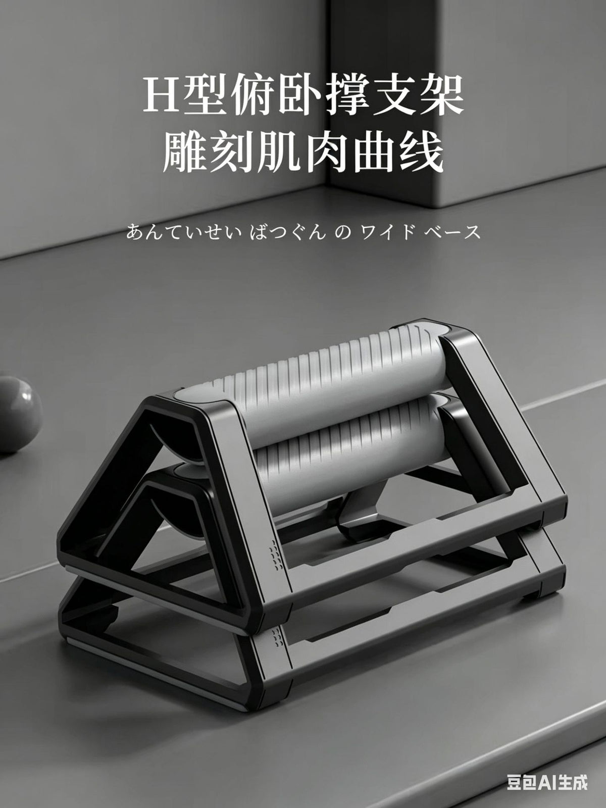 Push-up Bracket I-shaped H-shaped Training Rack Fitness Rack Flat Support Training Equipment Triangle Push-up Bracket - image 4