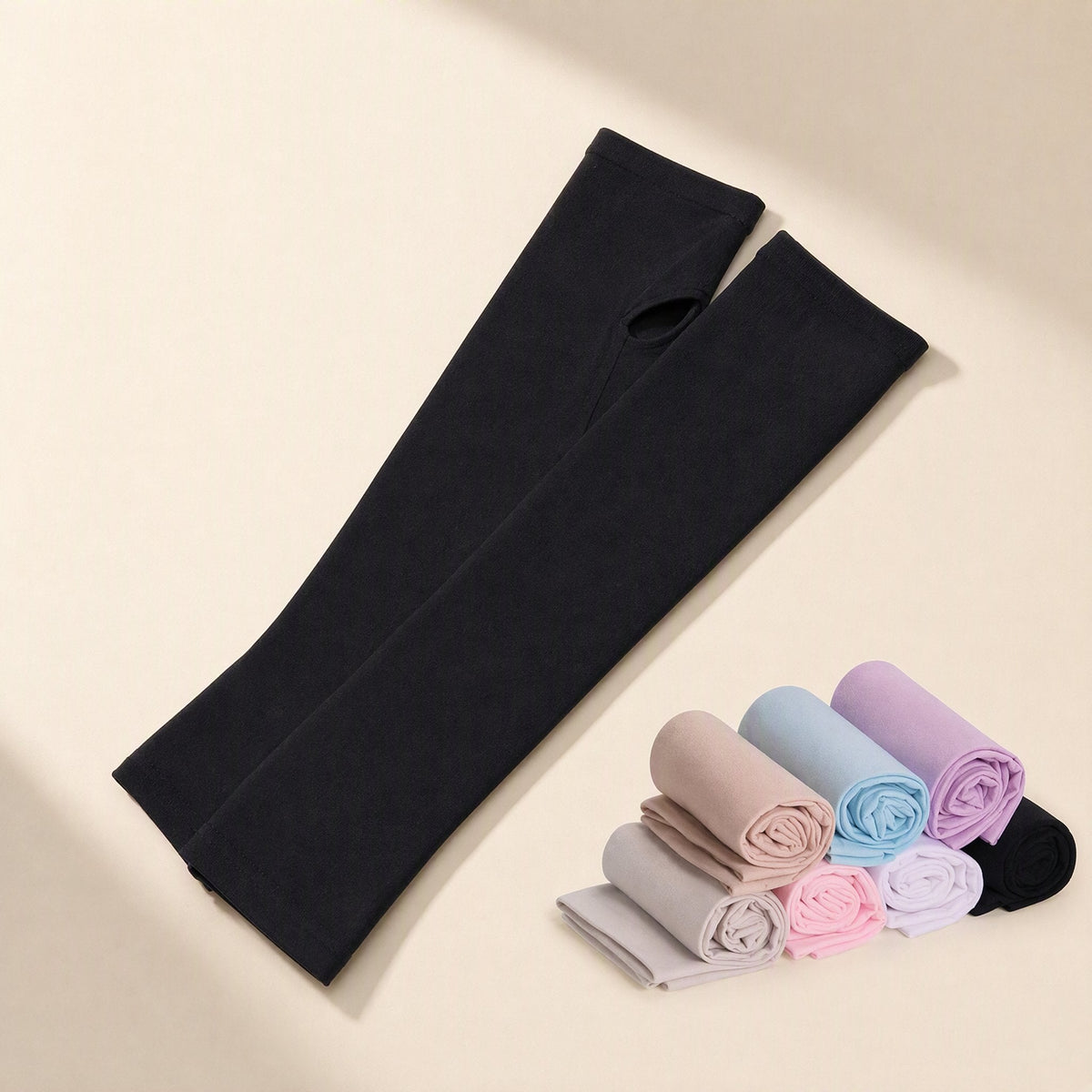 Pair of polyester arm sleeves - view 2
