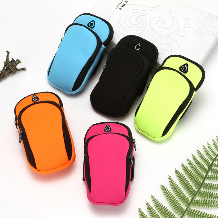 Sports Arm Bag Outdoor Mountain Climbing Marathon Fitness Mobile Phone Storage Bag Fashionable Portable Small Key Change Storage - image 2