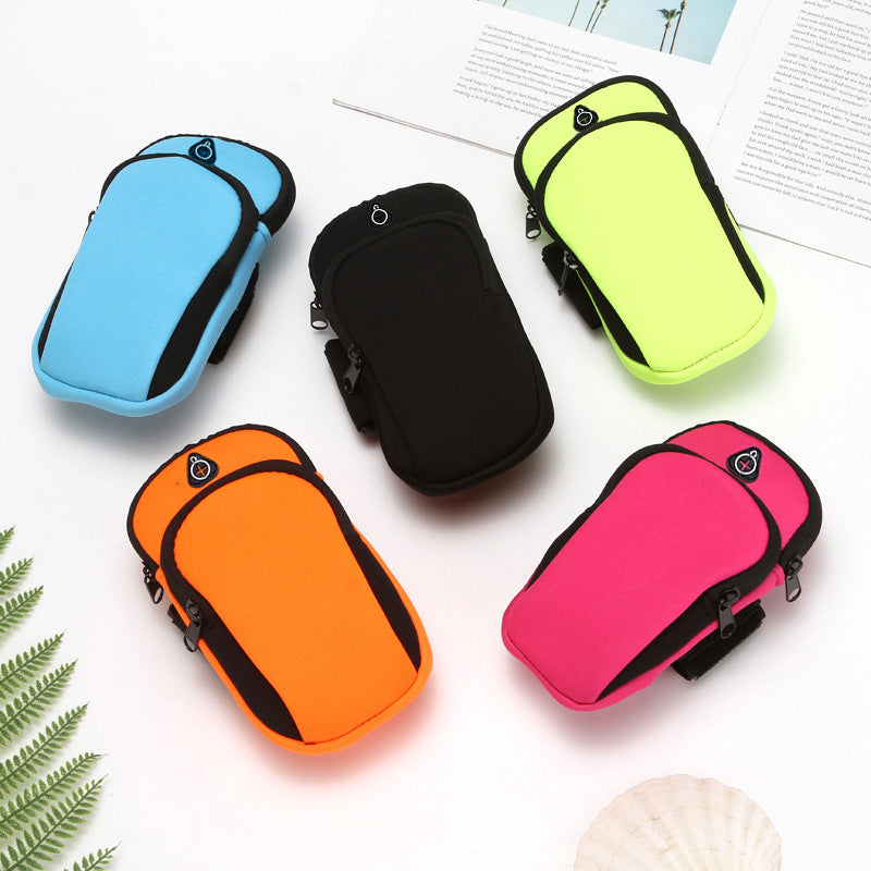 Sports Arm Bag Outdoor Mountain Climbing Marathon Fitness Mobile Phone Storage Bag Fashionable Portable Small Key Change Storage - image 4