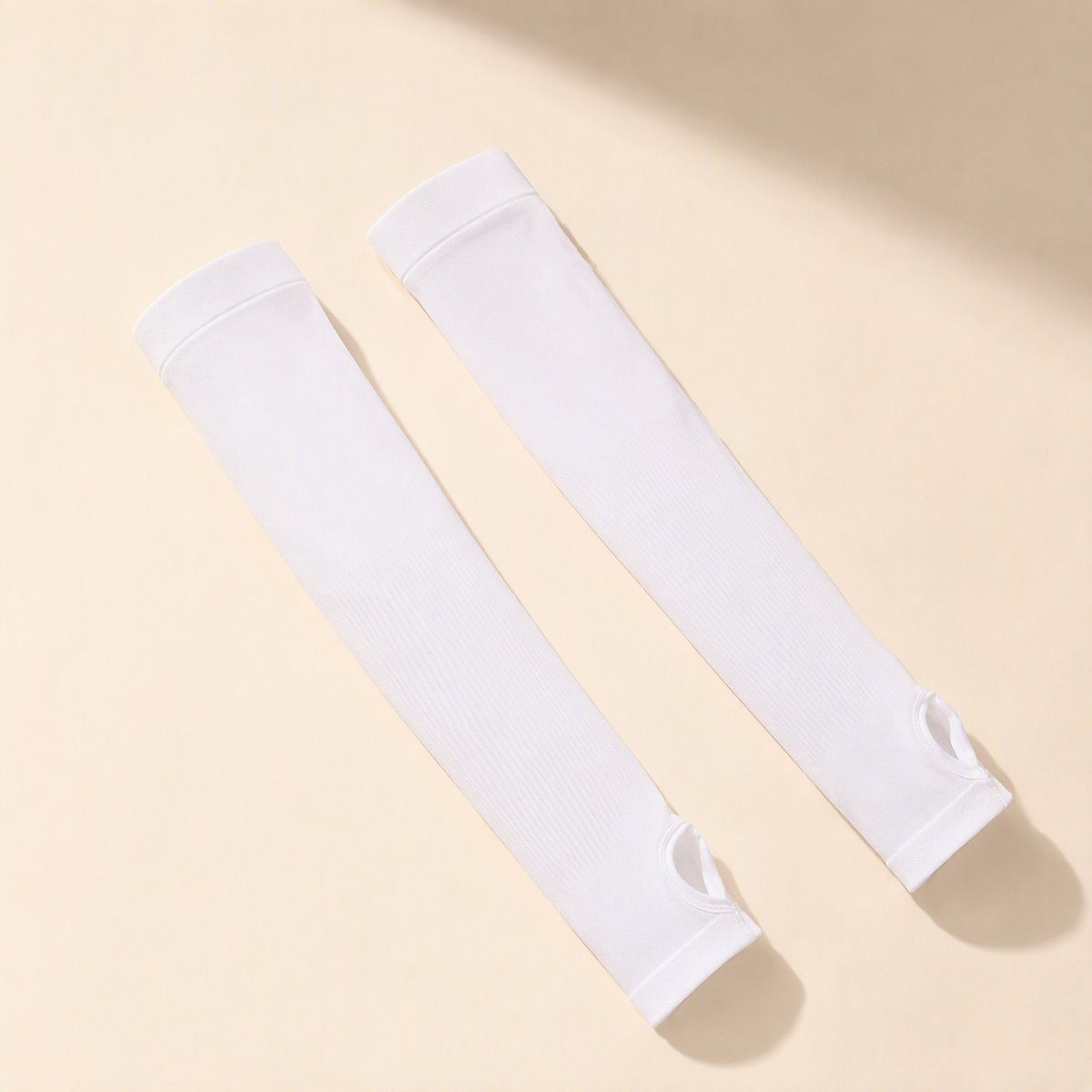 Nylon arm sleeve described for summer sun protection and outdoor use - view 2