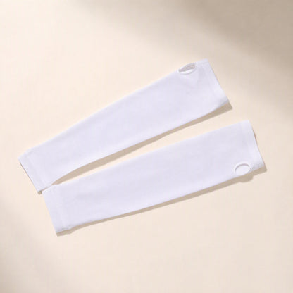 Nylon arm sleeve described for summer sun protection and outdoor use - view 5