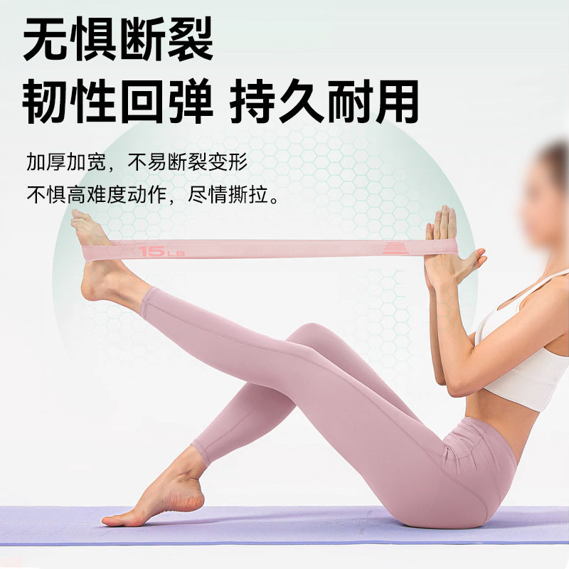 Elastic Band Hip Training Buttocks Training Tool Fitness Female Resistance Band Beautiful Buttocks Elastic Circle Yoga Indoor Training - image 4