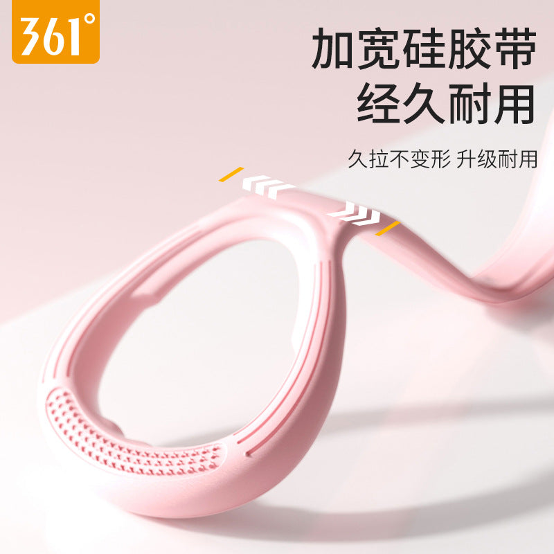 361 Eight-character Tensile Exercise Yoga High Elastic Fitness Trainer Open Shoulder and Back Stretching Rope - image 4