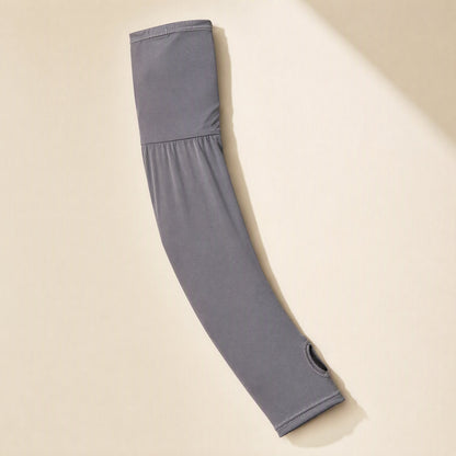 Ice silk arm sleeves made with polyester fabric - view 4