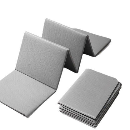 Foldable Yoga Mat Portable Thickened Men's Fitness Mat Widened and Large Household Non-slip Lunch Break Mat - image 5