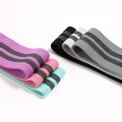 Elastic Yoga Resistance Belt Beautiful Buttock Ring Elastic Boot Ring Fitness Squat Resistance Ring Elastic Belt Yoga Stretch Belt - image 2