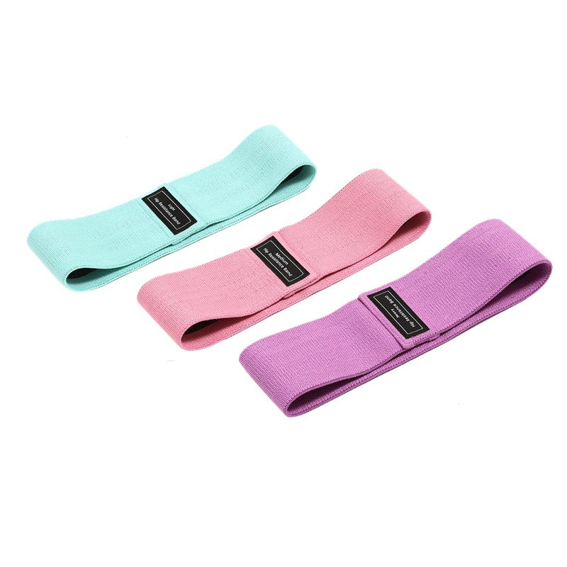 Elastic Yoga Resistance Belt Beautiful Buttock Ring Elastic Boot Ring Fitness Squat Resistance Ring Elastic Belt Yoga Stretch Belt - image 3