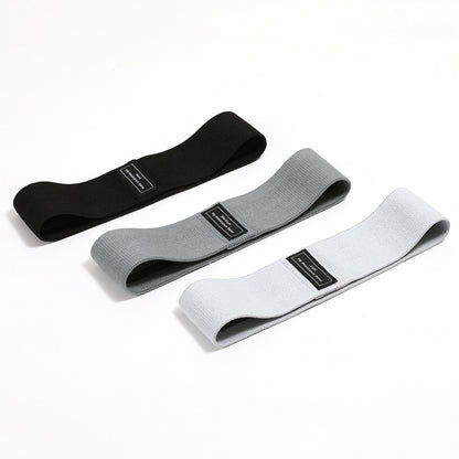 Add wide stripes fitness stretch elastic belt resistance belt strength training pull leg training hip training yoga elastic belt circle - image 4