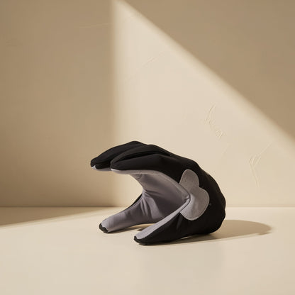 Printed polyester cycling gloves with touch-screen use, sun protection, and an anti-slip feature - view 2