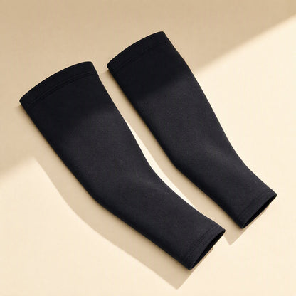 Nylon sun protection sleeves described for outdoor cycling - view 4