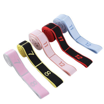 Manufacturer Wholesale Yoga Elastic Bands, Convenient Segmented Adjustable Digital Elastic Bands, Children's Dance Elastic Bands - image 5