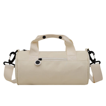 Cylinder Bag Travel Men's Fitness Bag Textured Oxford Cloth Portable Luggage Bag Travel Lightweight Crossbody Bag Sports Bag - image 5