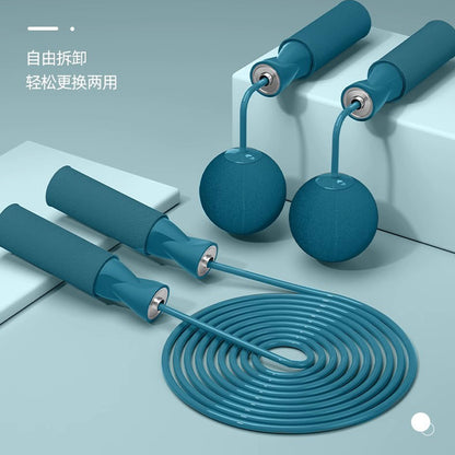 Cordless Rope Skipping Rope Bearing Rope Adult Primary School Entrance Examination Fitness Load Girl Sports Special Indoor - image 3