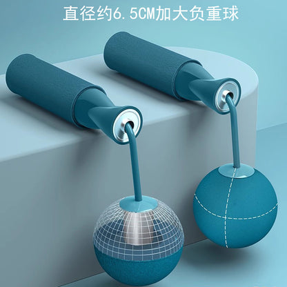 Cordless Rope Skipping Rope Bearing Rope Adult Primary School Entrance Examination Fitness Load Girl Sports Special Indoor - image 4