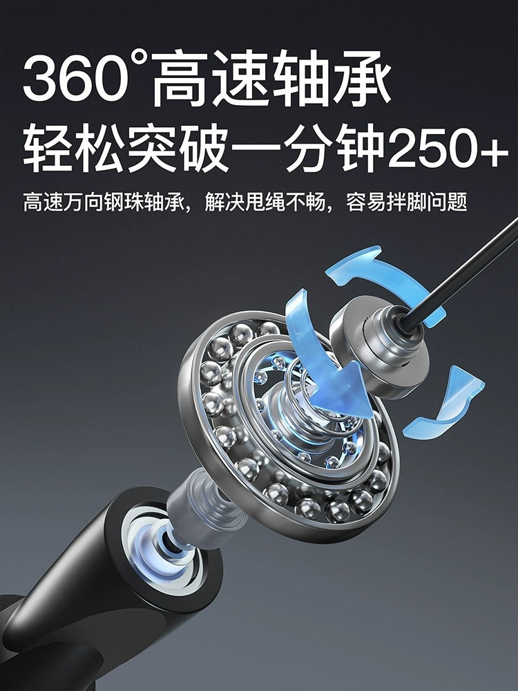 Rope Skipping Weight Loss Special Adult Men's Fitness Steel Wire Rope Skipping Sub High School Entrance Examination Children Primary School Students Professiona - image 2
