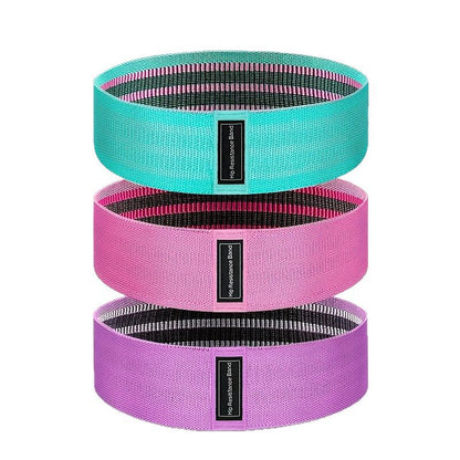 Workout Fabric Resistance Band Men's and Women's Sports Band Leg Hip Lips Band Yoga Pilates Fitness Band - image 5