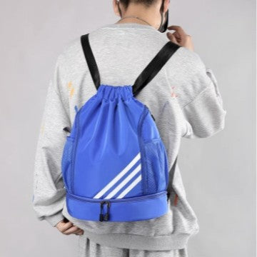 Large Capacity Basketball Bag Training Bag Backpack Yoga Fitness Bag Outdoor Sports Drawstring Casual Backpack - image 4