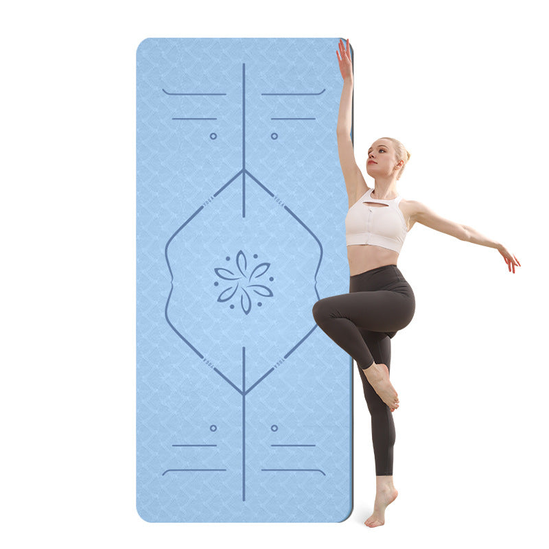 Non-slip tpe yoga mat thickened 10mm fitness mat home sound insulation shock absorption jogging sports dance mat custom - image 5