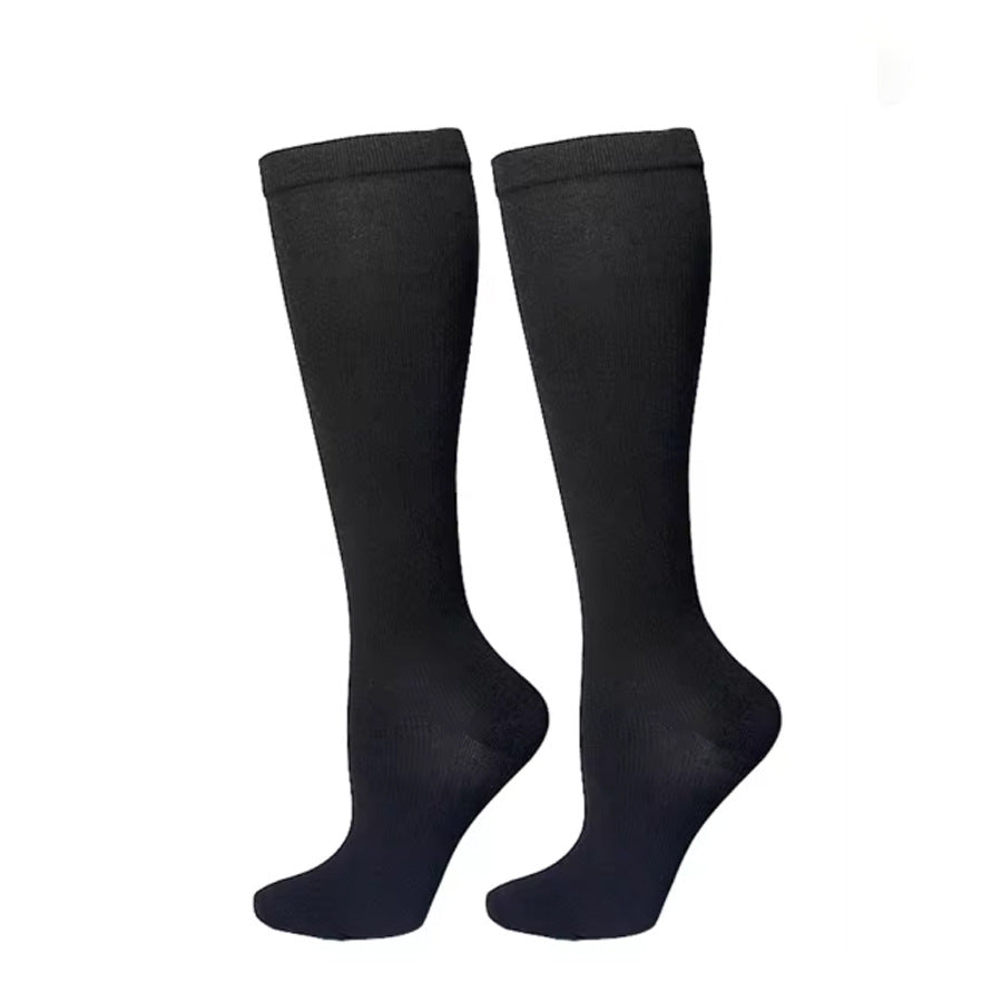 Amazon Elastic Socks Cycling Long Compression Socks Men's and Women's Calf Socks Outdoor Fitness Running Sports Pressure Socks - image 3